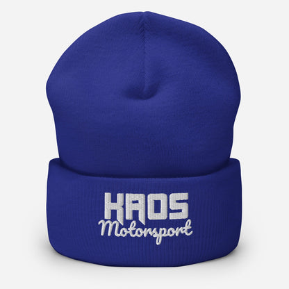 KAOS Motorsport Cuffed Beanie - KAOS Motorsport